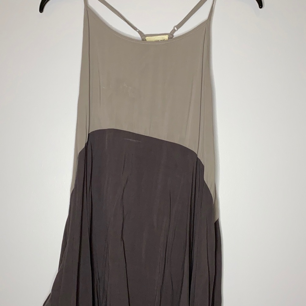 Two-toned grey dress